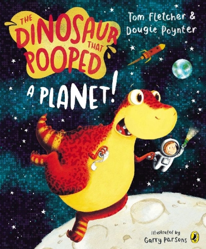 Buchcover und Innenansicht für das Buch: The Dinosaur that Pooped a Planet!