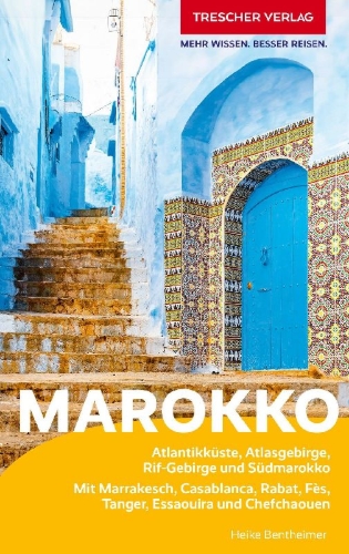 Buchcover und Innenansicht für das Buch: TRESCHER Reiseführer Marokko