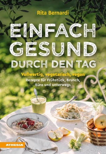 Buchcover und Innenansicht für das Buch: Einfach gesund durch den Tag