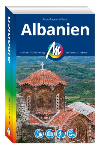 Buchcover und Innenansicht für das Buch: MICHAEL MÜLLER REISEFÜHRER Albanien