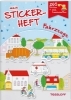 Buchcover und Innenansicht für das Buch: Mein Stickerheft. Fahrzeuge