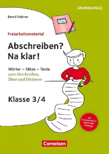 Buchcover und Innenansicht für das Buch: Freiarbeitsmaterial für die Grundschule - Deutsch - Klasse 3/4