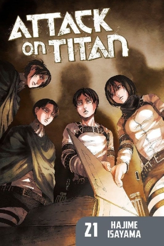 Buchcover und Innenansicht für das Buch: Attack on Titan 21