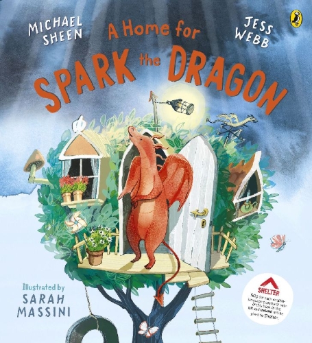 Buchcover und Innenansicht für das Buch: A Home for Spark the Dragon