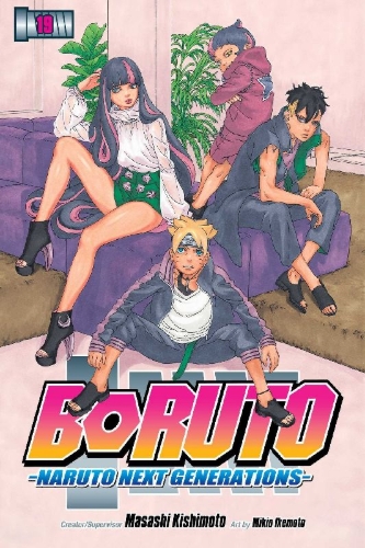 Buchcover und Innenansicht für das Buch: Boruto: Naruto Next Generations, Vol. 19