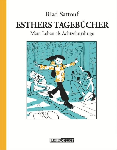 Buchcover und Innenansicht für das Buch: Esthers Tagebücher 9: Mein Leben als Achtzehnjährige