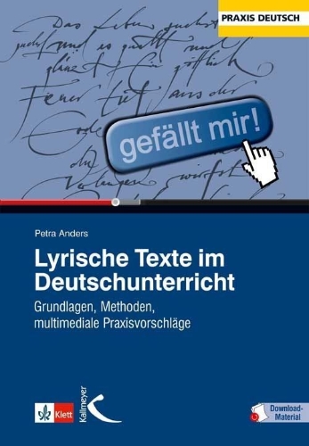 Buchcover und Innenansicht für das Buch: Lyrische Texte im Deutschunterricht