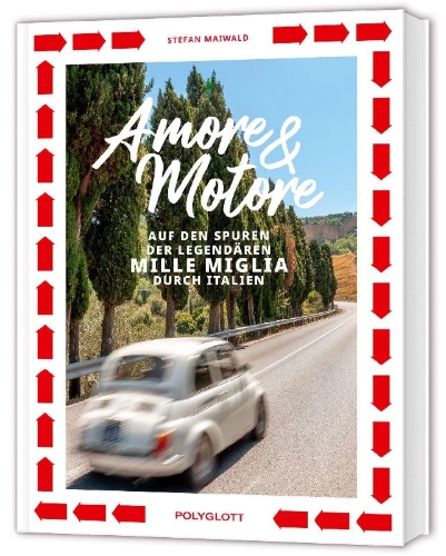 Buchcover und Innenansicht für das Buch: Amore & Motore