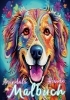 Buchcover und Innenansicht für das Buch: Mandala Malbuch Hunde für Kinder ab 8 Jahren mit 50 schönen Ausmalbildern