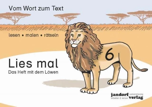 Buchcover und Innenansicht für das Buch: Lies mal 6 - Das Heft mit dem Löwen