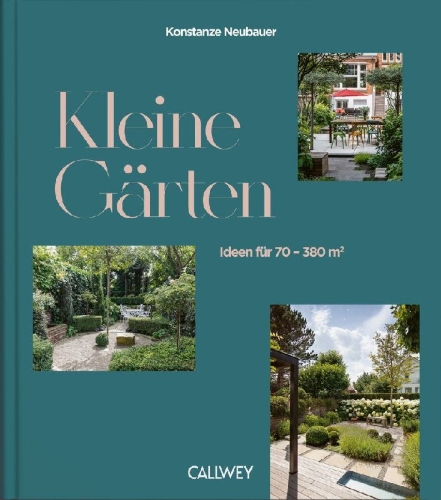 Buchcover und Innenansicht für das Buch: Kleine Gärten