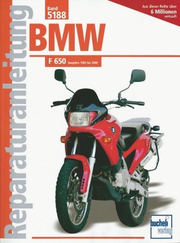 Buchcover und Innenansicht für das Buch: BMW F 650 Baujahre 1993 bis 2000