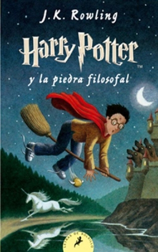 Buchcover und Innenansicht für das Buch: Harry Potter and the Philosopher's Stone