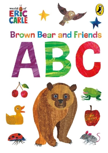Buchcover und Innenansicht für das Buch: Brown Bear and Friends ABCs