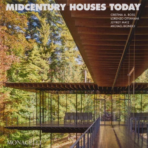 Buchcover und Innenansicht für das Buch: Midcentury Houses Today