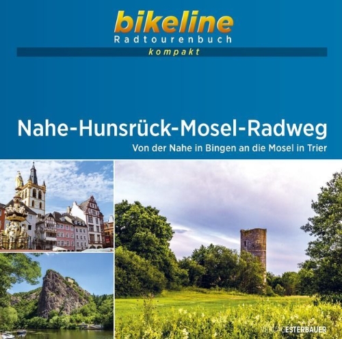 Buchcover und Innenansicht für das Buch: Nahe-Hunsrück-Mosel-Radweg 1 : 50 000