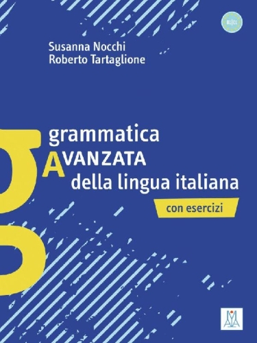 Buchcover und Innenansicht für das Buch: Grammatica avanzata della lingua italiana