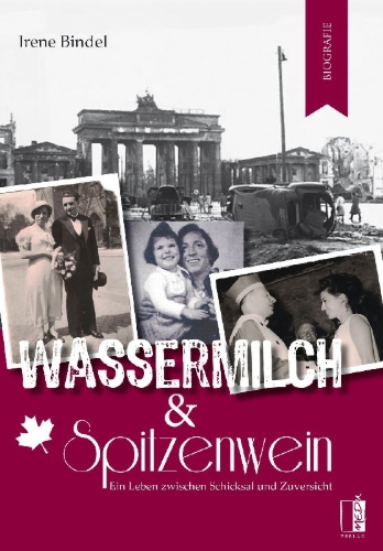 Buchcover und Innenansicht für das Buch: Wassermilch & Spitzenwein