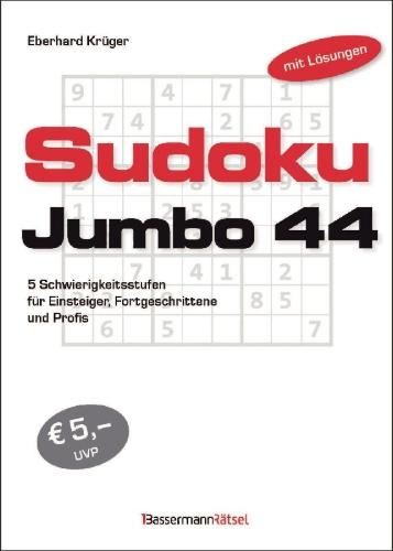 Buchcover und Innenansicht für das Buch: Sudokujumbo 44