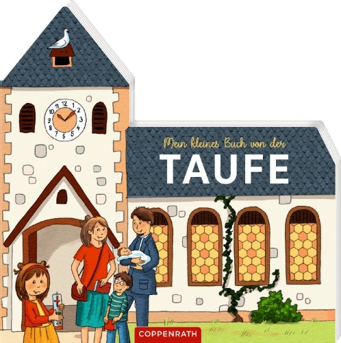 Buchcover und Innenansicht für das Buch: Mein kleines Buch von der Taufe