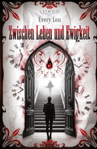 Buchcover und Innenansicht für das Buch: Zwischen Leben und Ewigkeit