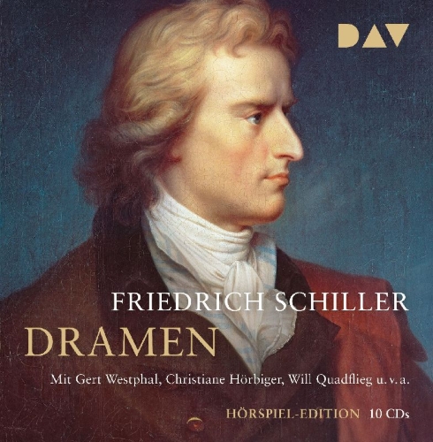 Buchcover und Innenansicht für das Buch: Dramen. Kabale und Liebe, Maria Stuart, Don Carlos, Wilhelm Tell, Demetrius, Die Verschwörung des Fiesco zu Genua