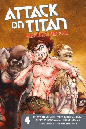 Buchcover und Innenansicht für das Buch: Attack on Titan: Before the Fall 04