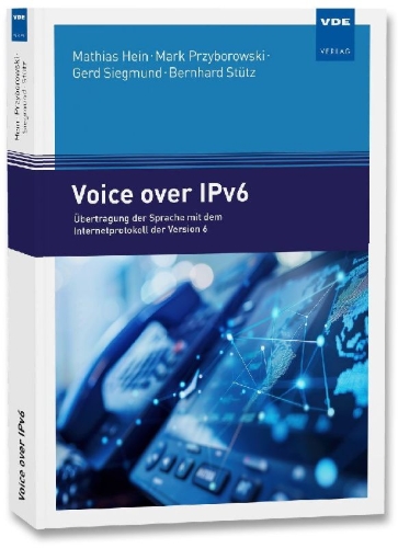 Buchcover und Innenansicht für das Buch: Voice over IPv6