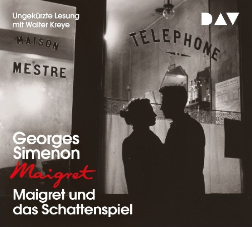 Buchcover und Innenansicht für das Buch: Maigret und das Schattenspiel