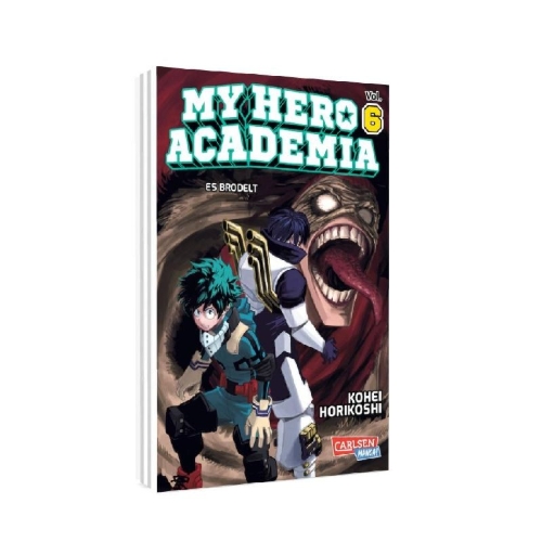 Buchcover und Innenansicht für das Buch: Boku no Hero Academia