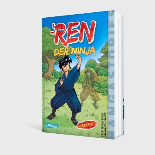 Buchcover und Innenansicht für das Buch: Ren, der Ninja   Band 3 - Getarnt