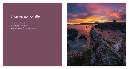 Buchcover und Innenansicht für das Buch: Möge Klarheit sich spiegeln auf dem Grunde deines Herzens