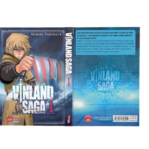 Buchcover und Innenansicht für das Buch: Vinland Saga