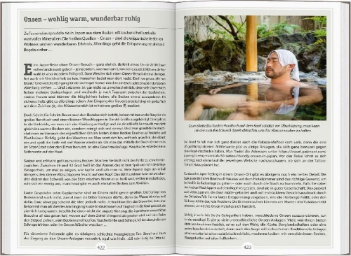 Buchcover und Innenansicht für das Buch: DUMONT Reise-Handbuch Reiseführer Japan