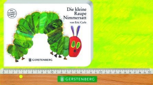 Buchcover und Innenansicht für das Buch: Die kleine Raupe Nimmersatt