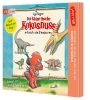 Buchcover und Innenansicht für das Buch: Alles klar! Der kleine Drache Kokosnuss erforscht... Die Dinosaurier
