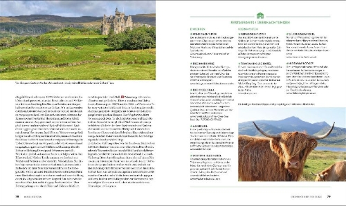 Buchcover und Innenansicht für das Buch: Roadtrips Schottland