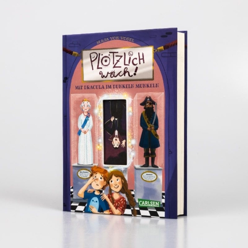 Buchcover und Innenansicht für das Buch: Plötzlich wach! 2: Mit Dracula im Dunkeln munkeln
