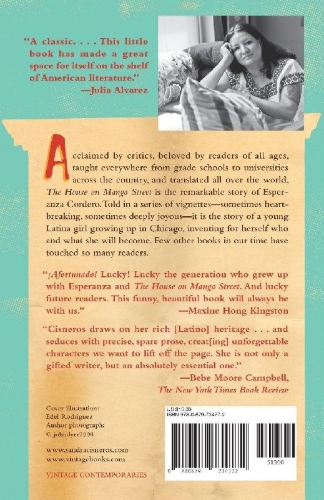 Buchcover und Innenansicht für das Buch: The House on Mango Street