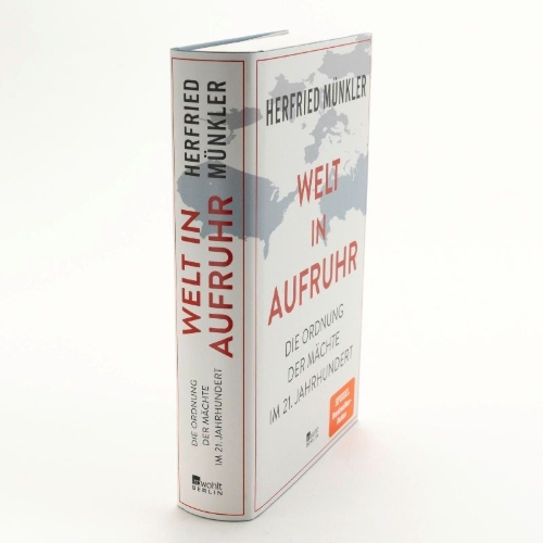 Buchcover und Innenansicht für das Buch: Welt in Aufruhr