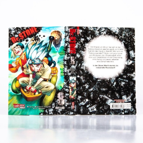 Buchcover und Innenansicht für das Buch: Dr. Stone