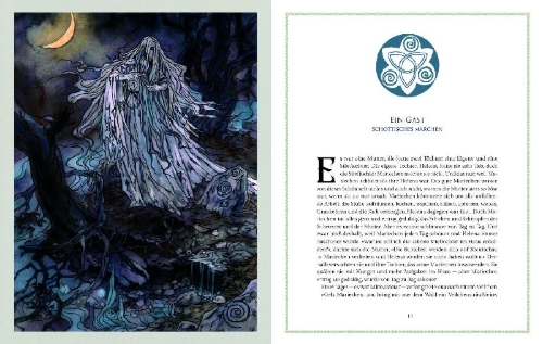 Buchcover und Innenansicht für das Buch: Keltische Winternächte
