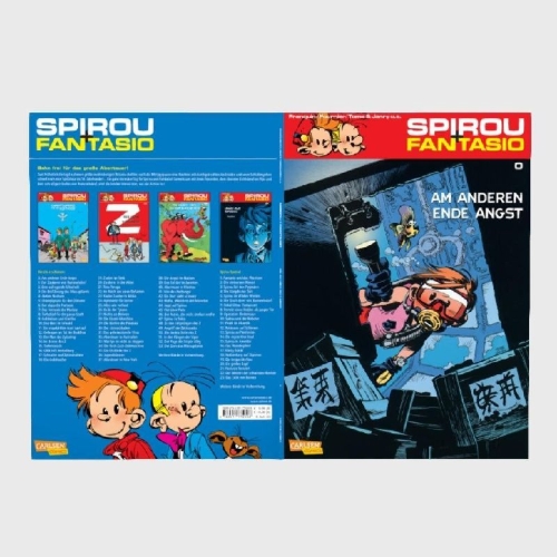 Buchcover und Innenansicht für das Buch: La peur au bout du fil
