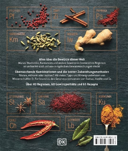 Buchcover und Innenansicht für das Buch: Gewürze