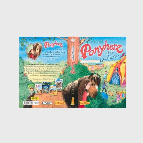 Buchcover und Innenansicht für das Buch: Ponyherz 23: Ponyherz und der Zauberer