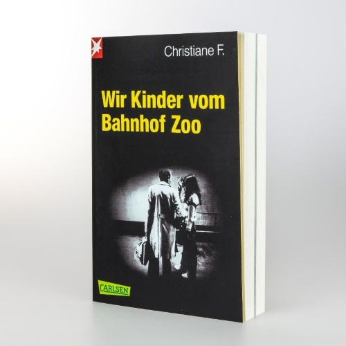 Buchcover und Innenansicht für das Buch: Wir Kinder vom Bahnhof Zoo