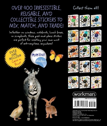 Buchcover und Innenansicht für das Buch: EyeLike Stickers: Animals