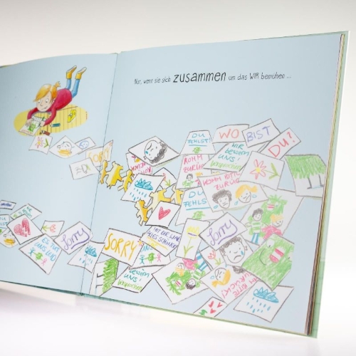 Buchcover und Innenansicht für das Buch: Das kleine WIR Großformat Sonderausgabe