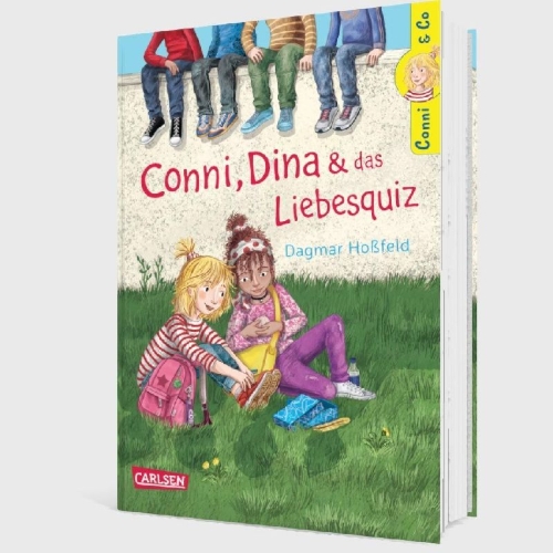 Buchcover und Innenansicht für das Buch: Conni & Co 10: Conni, Dina und das Liebesquiz