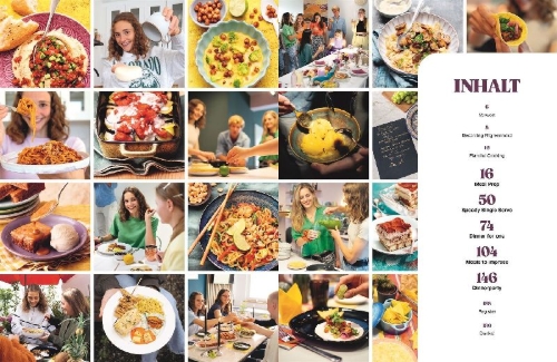 Buchcover und Innenansicht für das Buch: Plantiful Cooking